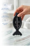 Babyjem Cıvasız Balık Banyo Oda Termometresi Siyah