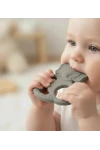 Babyjem Silikon Fil Diş Kaşıyıcı Gri