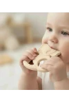 Babyjem Silikon Fil Diş Kaşıyıcı Ekru