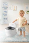 Babyjem Bebeğimin İlk Tuvaleti Sifon Sesli Lazımlık Oturak Beyaz