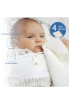Babyjem Bürümcük Bebek Ağız Ter Mendili 4 Adet Ekru