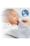 Babyjem Bürümcük Bebek Ağız Ter Mendili 4 Adet Gri