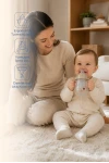 Babyjem Damlatmayan Suluk Alıştırma Bardağı 250 ml Vizon