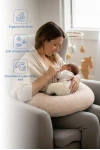 Babyjem Emzirme Ve Destek Minderi Somon Çiçek