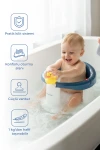 Babyjem Önden Açılır Banyo & Mama Oturağı İndigo Mavi