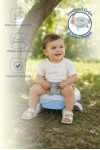 Babyjem Portatif Katlanabilir Seyahat Lazımlığı - Mavi + 5 Hediye Poşet
