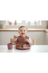 Babyjem Silikon Beslenme Seti Mocha 4 Parça Hediye Seti