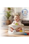 Babyjem Yandan Açılır Banyo ve Mama Oturağı & Hediye Minderli 2li Set Taş