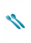 Babyjem Mama Kaşık Çatal Takımı- Mavi