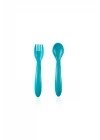 Babyjem Mama Kaşık Çatal Takımı- Mavi