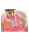 Babyjem Poli Muşamba Önlük Büyük Pembe