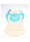 Babyjem Mini Silikon Önlük Ekru