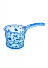 Babyjem Bebek Banyo Maşrapası Şeffaf Desenli Mavi
