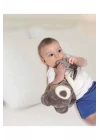 Babyjem Diş Kaşıyıcılı Uykucu Ayıcık 680 Gri
