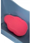 Babyjem Küvet Süngeri Banyo Süngeri Kırmızı