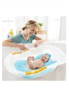 Babyjem Sevimli Kedi Köpüklü Bebek Banyo Küvet Yatağı Mavi (Straforlu - Suda Batmaz)