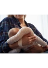 Babyjem Emzirme Yastığı Somon Çiçek