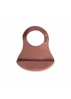 Babyjem Mini Silikon Önlük Mocha