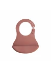 Babyjem Mini Silikon Önlük Mocha