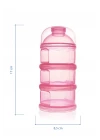 Babyjem Katlı Toz Mama Kabı Pembe