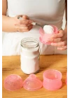 Babyjem Katlı Toz Mama Kabı Pembe