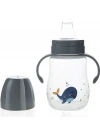 Babyjem Damlatmayan Suluk Alıştırma Bardağı 250 ml Gri