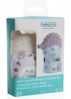 Babyjem Bebek Diş Kaşıyıcı Eldiveni Kirpi Ekru
