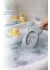 Babyjem Cıvasız Kurbağa Banyo Oda Termometresi Gri