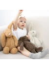 Babyjem Uyku Arkadaşım Oturabilen Tavşan Kahve 35 Cm