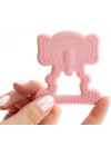 Babyjem Yumuşak Diş Kaşıyıcı Fil Pembe