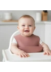 Babyjem Mini Silikon Mama Önlüğü Mocha