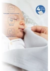 Babyjem Bürümcük Bebek Ağız Ter Mendili 4 Adet Gri