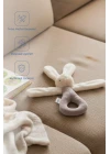 Babyjem Tutmalı Çıngıraklı Mini Peluş Tavşan Taş 842