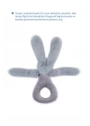 Babyjem Tutmalı Çıngıraklı Mini Peluş Tavşan Gri 842