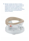 Babyjem Yandan Açılır Banyo ve Mama Oturağı & Hediye Minderli 2li Set Taş