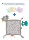 Babyjem 926 Birdy Diş Kaşıyıcılı + Silikon Emzik Hediyeli Uyku Arkadaşım Kahve