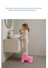 Babyjem Kaydırmaz Bebek Katlı Basamağı Pembe