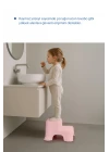 Babyjem Kaydırmaz Bebek Katlı Basamağı Soft Pembe