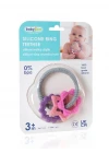 Babyjem Silikon Halka Diş Kaşıyıcı Pembe