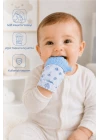 Babyjem Bebek Diş Kaşıyıcı Eldiveni Kirpi Mavi