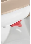 Babyjem Yandan Açılır Banyo ve Mama Oturağı & Hediye Minderli 2li Set Taş