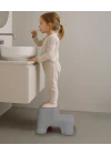 Babyjem Kaydırmaz Bebek Katlı Basamağı Soft Gri