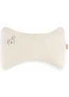 Babyjem Muslin Yastık Nakışlı Ekru