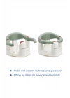 Babyjem Önden Açılır Banyo ve Mama Oturağı ve Hediye Minderli - 2  Li Set Soft Yeşil