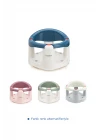 Babyjem Önden Açılır Banyo ve Mama Oturağı ve Hediye Minderli - 2  Li Set İndigo Mavi