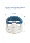 Babyjem Önden Açılır Banyo ve Mama Oturağı ve Hediye Minderli - 2  Li Set İndigo Mavi