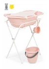 Babyjem Ayaklı Bebek Banyo Küvet Seti 7 Parça Pembe
