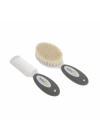 Babyjem Fırça Tarak Seti Doğal Kıl Gri
