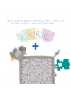 Babyjem 926 Birdy Diş Kaşıyıcılı + Silikon Emzik Hediyeli Uyku Arkadaşım Kahve