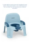 Babyjem Afacan Lazımlık Ergonomik Tuvalet Eğitimi Yardımcısı İndigo Mavi